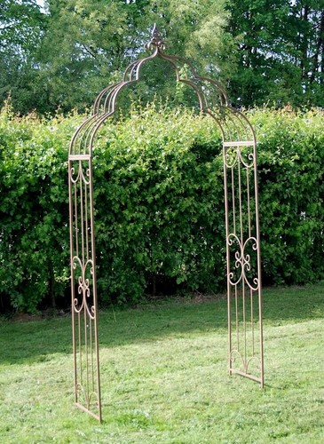 Metal garden arch cream - cream, or