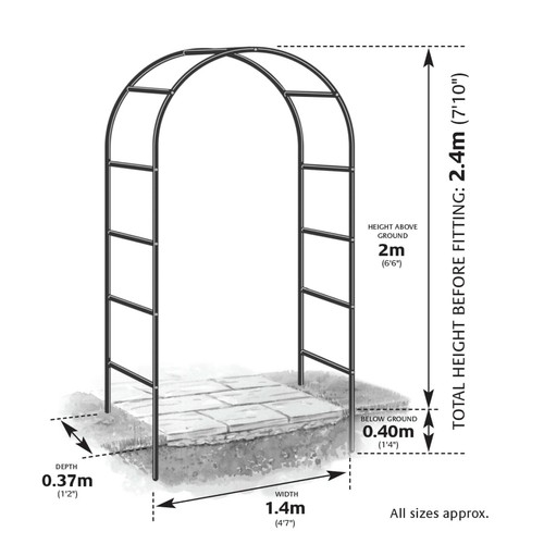 Garden arch trellis - arch,