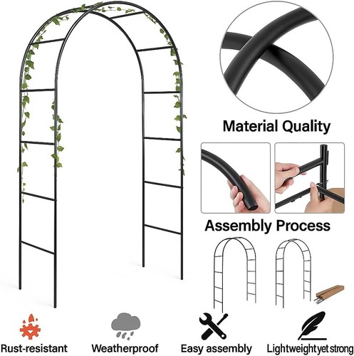 Metal garden arch arches - arch,