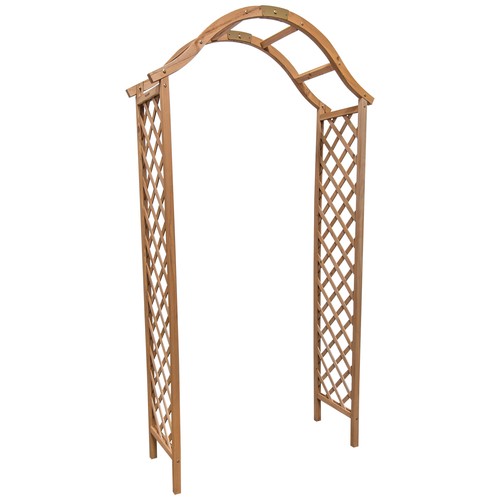 Wooden garden arch archway - arch,