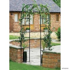 2.4m Metal Garden Arch Heavy