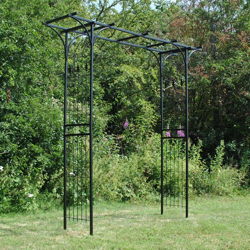 Metal garden arbour style arch - metal,