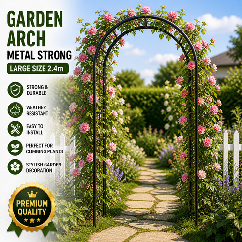 Garden arch metal - garden,